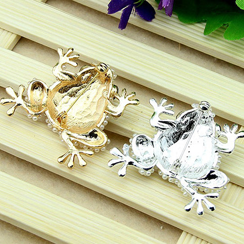 Women's Animal Flower Starfish Faux Pearl Rhinestone Sweater Scarf Brooch Pin