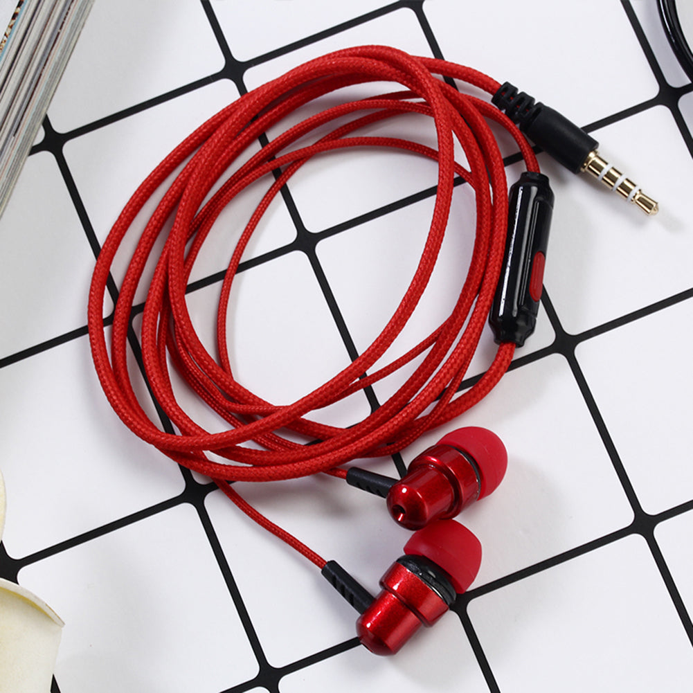 In-Ear Earphone Wired Headset Stereo Bass Connector Headphone for Phone Computer