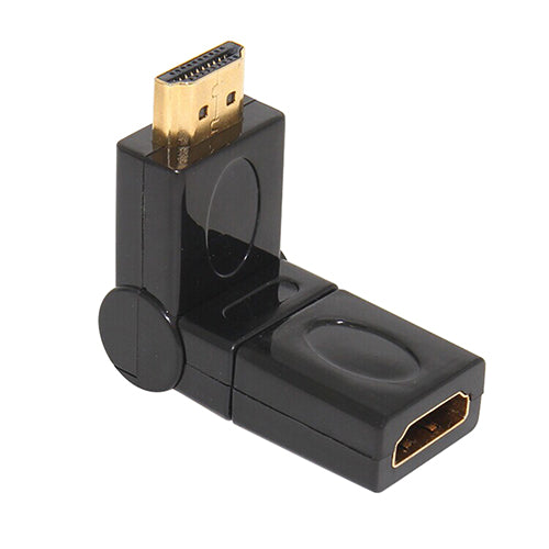 HDMI 1.4 Angled Type HDMI to HDMI Male to Female 360 °Rotating Adapter Connector