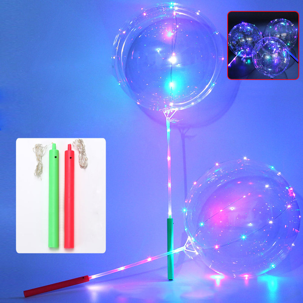 18 Inch Luminous LED Balloon Transparent Round Bubble Party Wedding Decoration