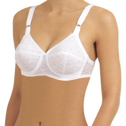 RAGO Style 2101 - Satin & Lace Expandable Cup Bra - Pink Black