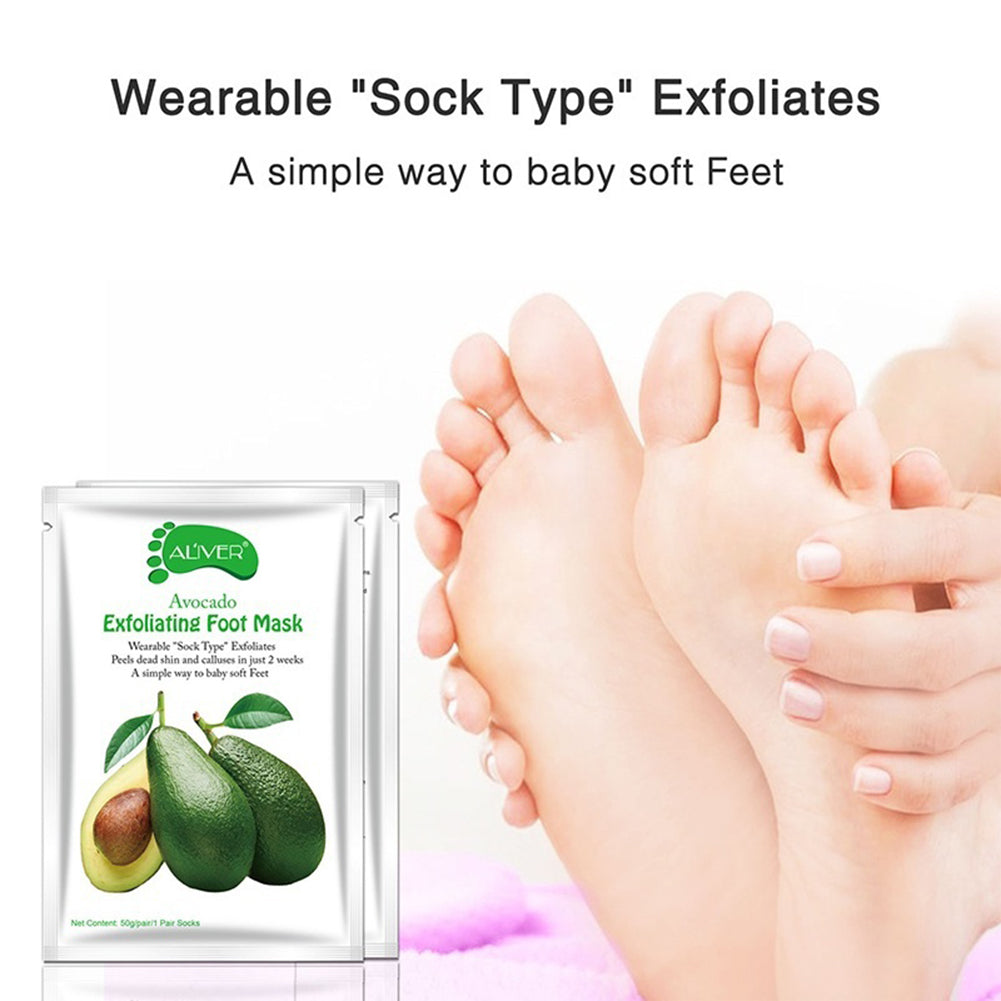Exfoliating Peel Foot Mask Moist Soft Feet Remove Calluses Hard Dead Skin Care