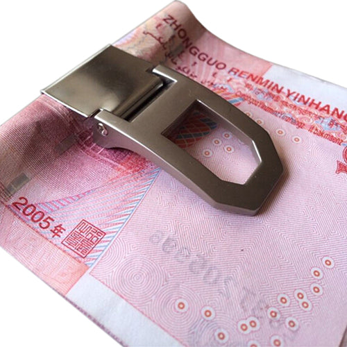 Stainless Steel Spring Money Cash Clip Pocket Slim ID Credit Card Money Holder