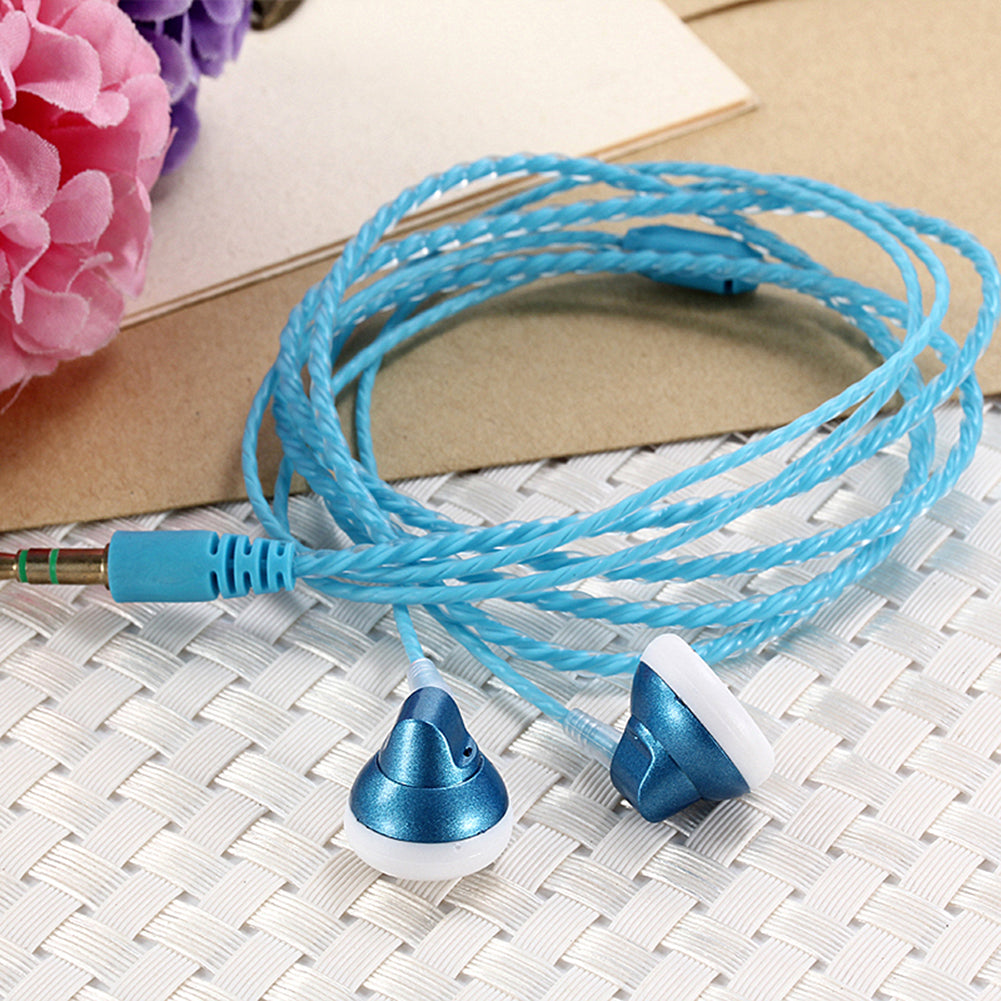 Fashion Sport Stereo Bass Headphones In-ear Headset Earphone without Mic Gift