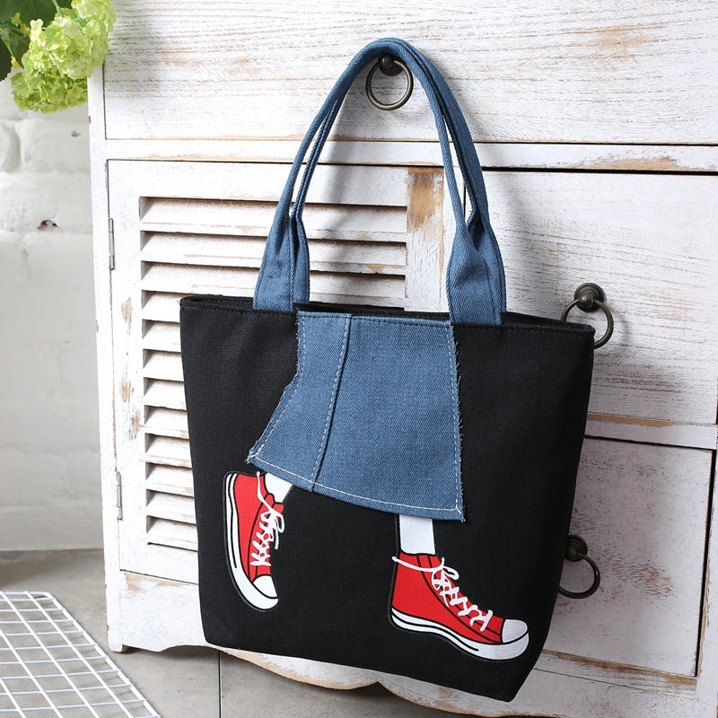 Girl Jean's Skirt Design Women Handbag Shouder Bag