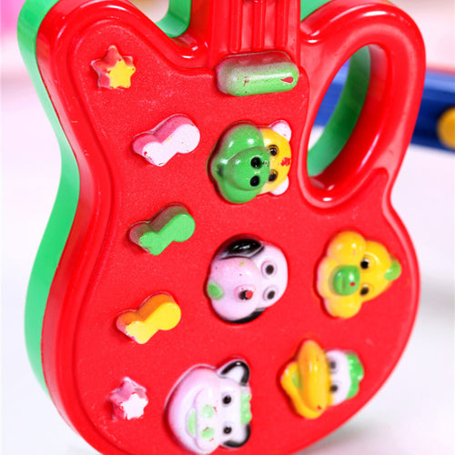 Electronic Guitar Toy Nursery Rhyme Music Children Baby Kids Educational Gift