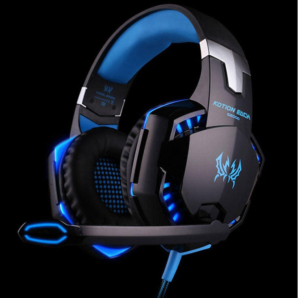 Noise Cancelling Mic Stereo Gaming Headphone Deep Bass Earphone Wired Headset