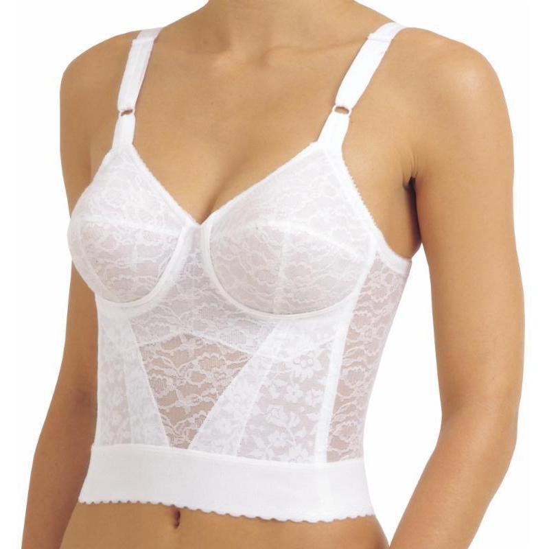 RAGO Style 2202 - Long Line Firm Shaping Expandable Cup Bra