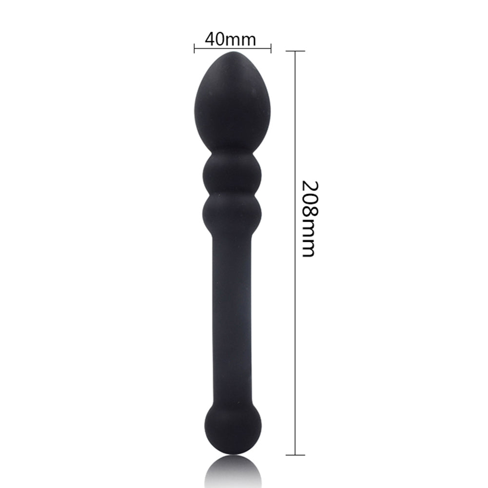 Women Silicone Masturbation Massager Dildo Smooth Butt Anal Plug Adult Sex Toy