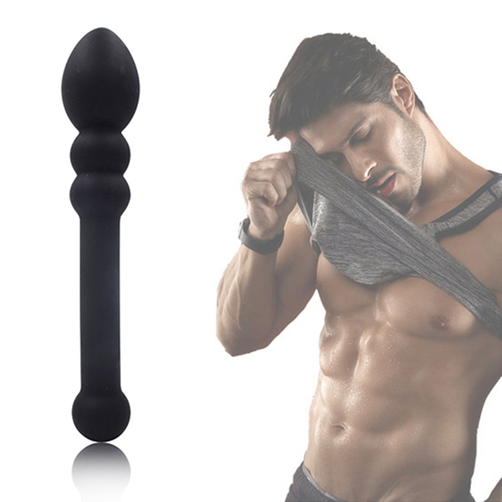 Women Silicone Masturbation Massager Dildo Smooth Butt Anal Plug Adult Sex Toy