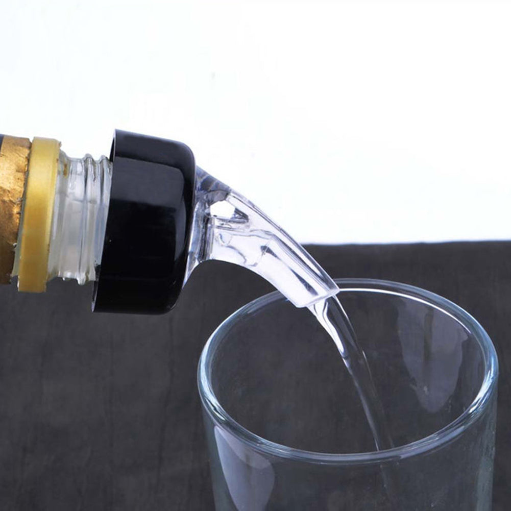 Liquor Spirit Nip Measure Bottle Pourer Drink Red Wine Dispenser Shot Tool