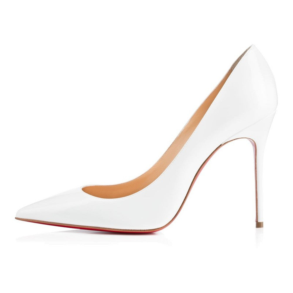 Shoes Woman JE00117 So Nice Kate Patent Leather Black Nude Gold Heels Pigalle Fashion Wedding Shoes Women Pumps