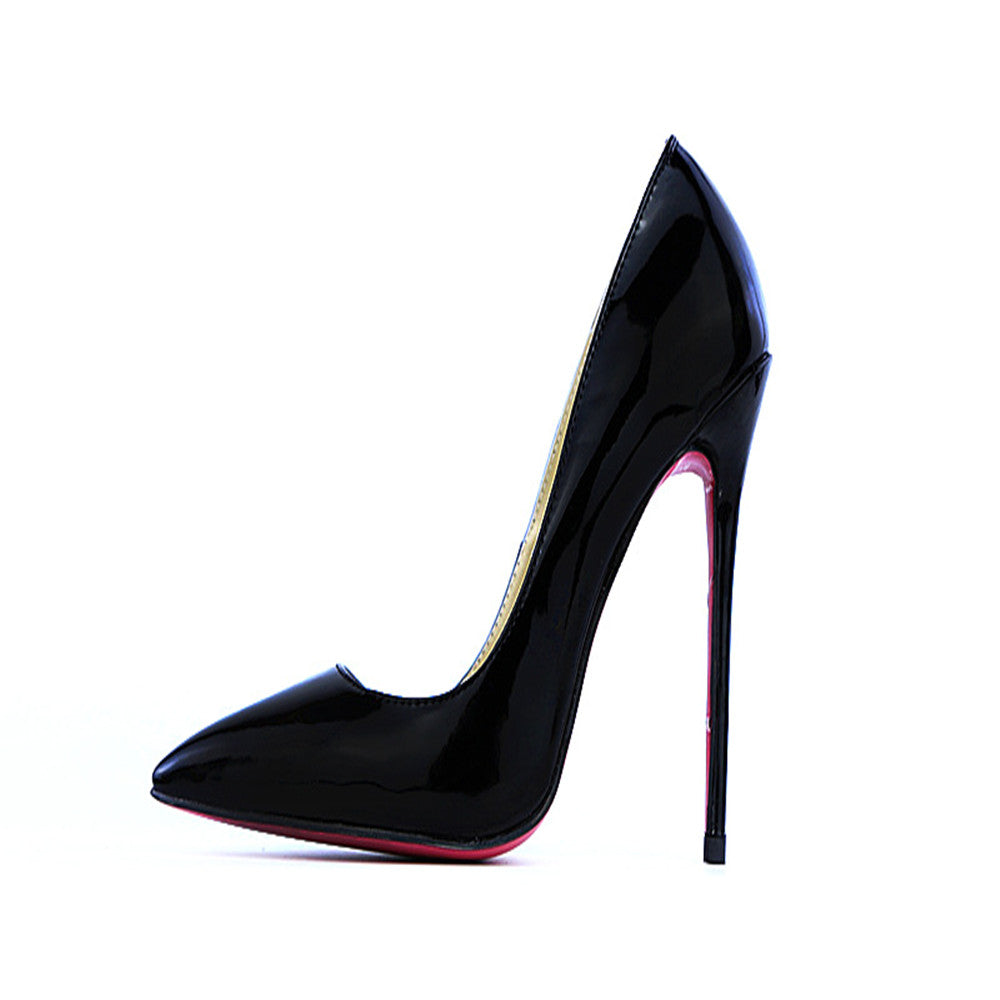 Shoes Woman JE00117 So Nice Kate Patent Leather Black Nude Gold Heels Pigalle Fashion Wedding Shoes Women Pumps