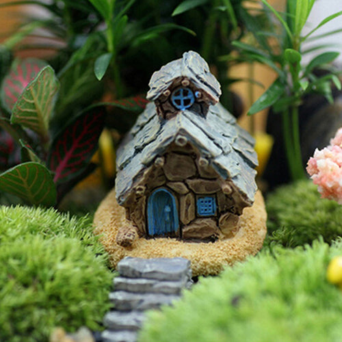 Fairy Garden Miniature Stone House Random Style Craft Micro Landscape Decoration