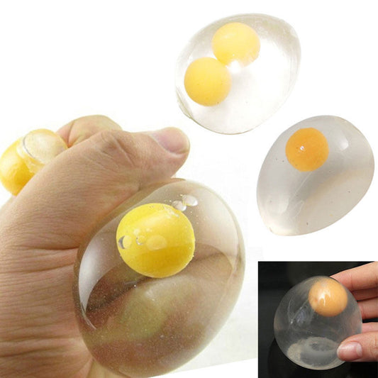 Novelty Anti Stress Ball Fun Splat Egg Venting Balls Reliever Toy Funny Gift