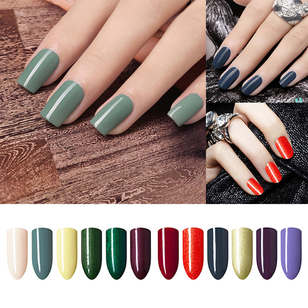 Women Charm Color Nail Art Polish Manicure Lacquer Stamping Beauty Varnish Gift