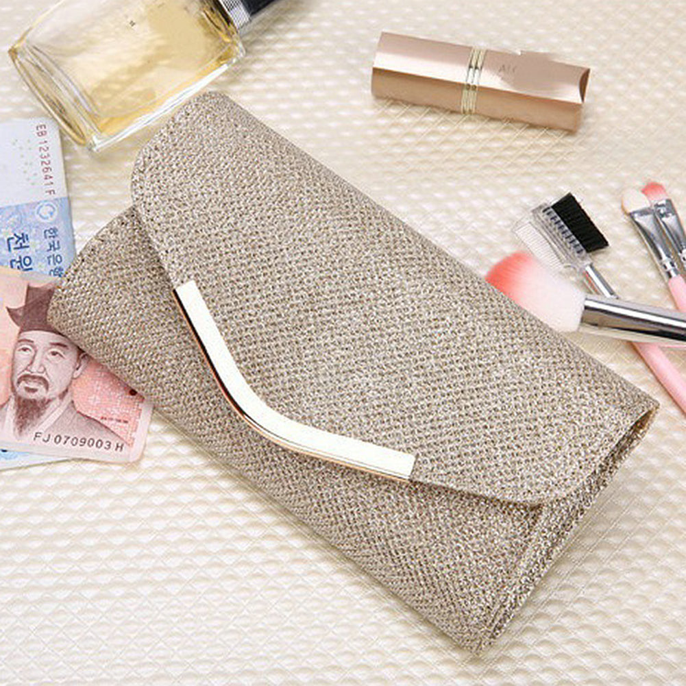 Luxury Women's Bling Glitter Purse Cocktail Party Evening Wedding Bag Clutch
