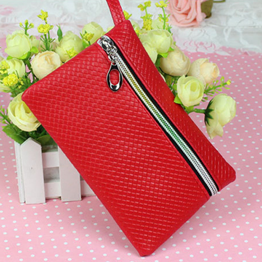 Women's Faux Leather Wallet Purse Long Handbag Phone Bag Card Holder Gift