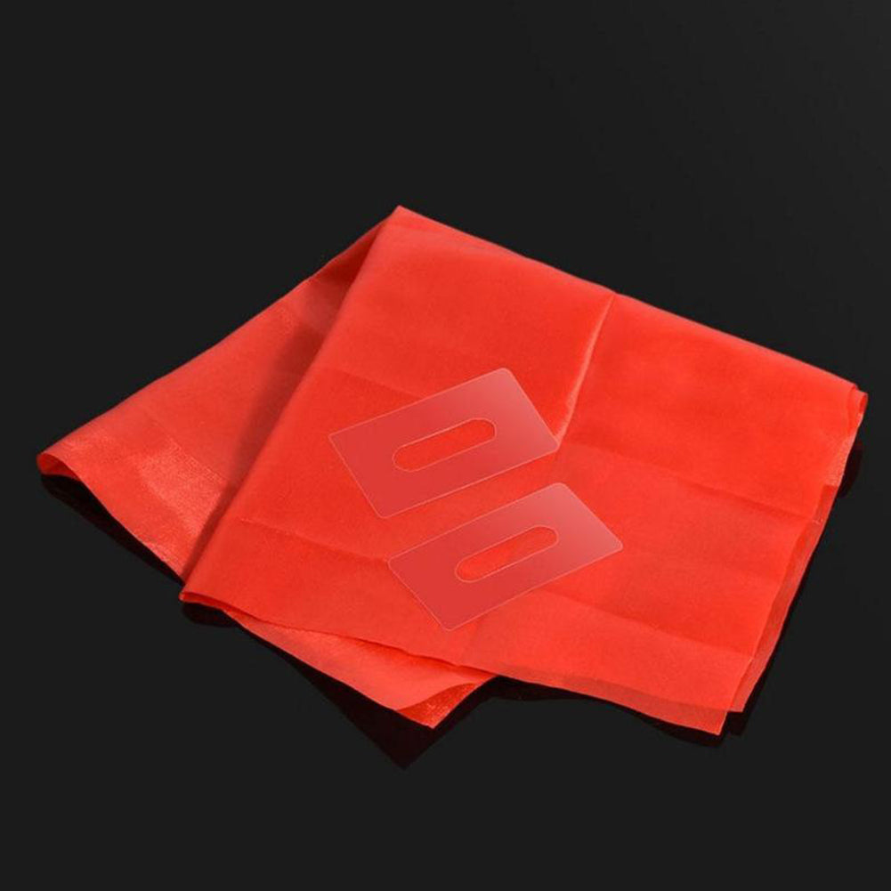 Silk Towel Cross Through Cellphone Stage Performance Magic Prop Tool Joke Toy