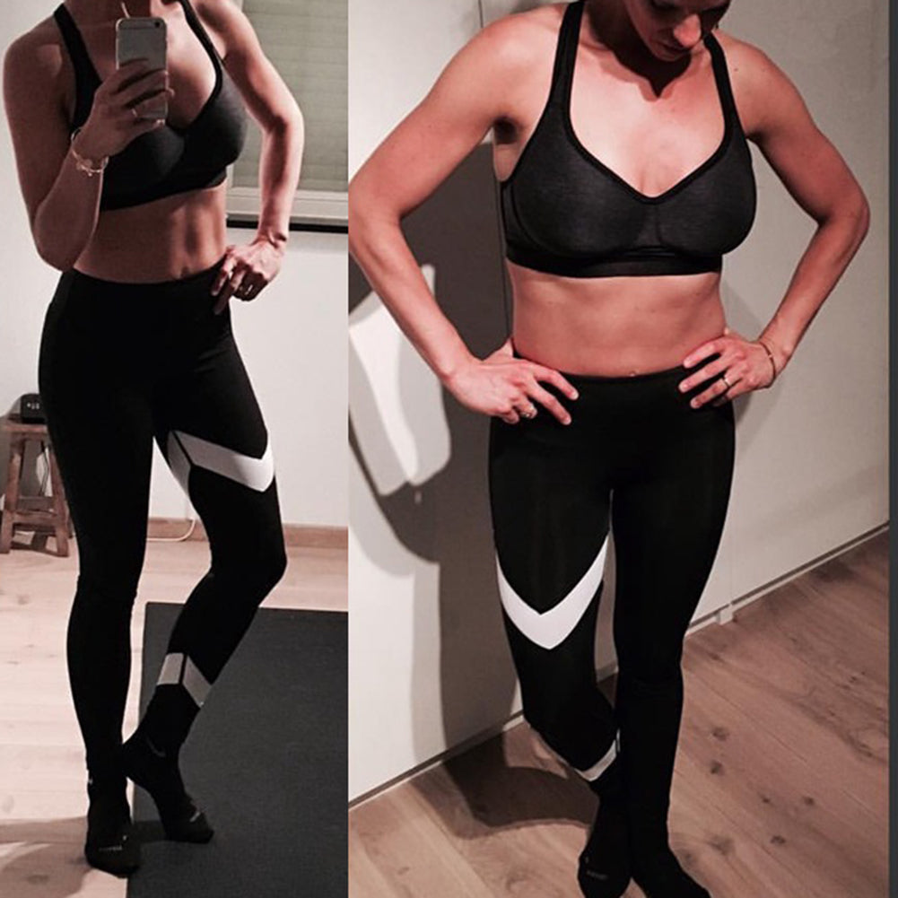 Modern Lady Sports Trousers Gym Fitness Yoga Stretch High Waist Leggings Pants