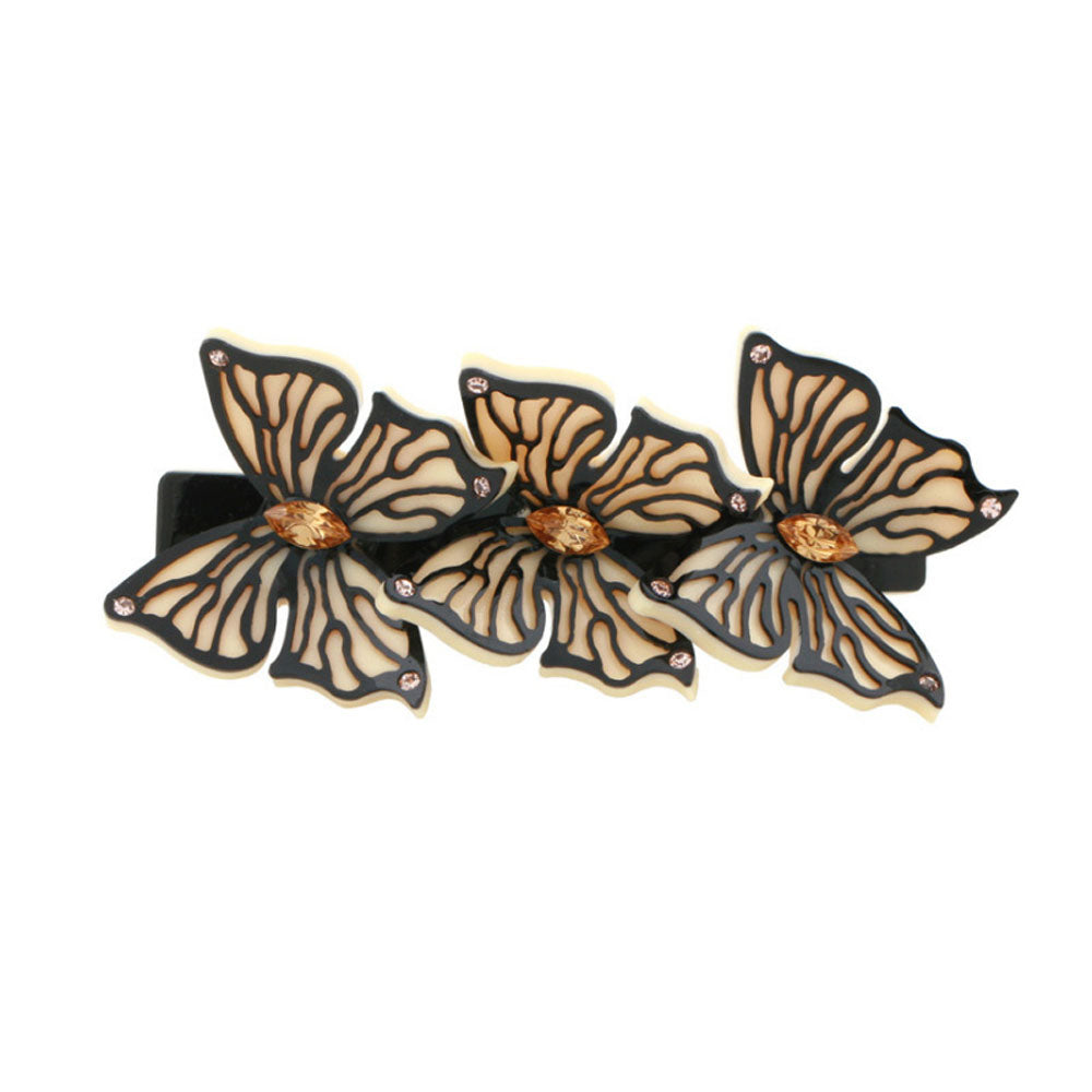 New Luxury Butterfly Hair Accessories Acetate Cellulose Alexander Hair Clips Wedding for female Hair Jewelry Free Shipping