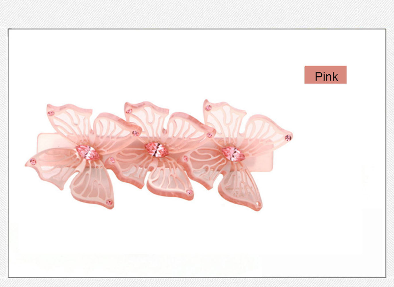 New Luxury Butterfly Hair Accessories Acetate Cellulose Alexander Hair Clips Wedding for female Hair Jewelry Free Shipping