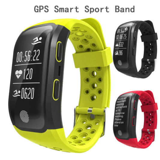 Newest S908 GPS Sport Smart Band Heart Rate IP68 Waterproof Sleep Monitor Pedometer Smart Bracelet For Android IOS Phone