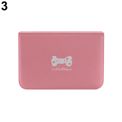 Women's Bowknot Business ID Credit Card Holder Storage Pocket Bag Wallet Case