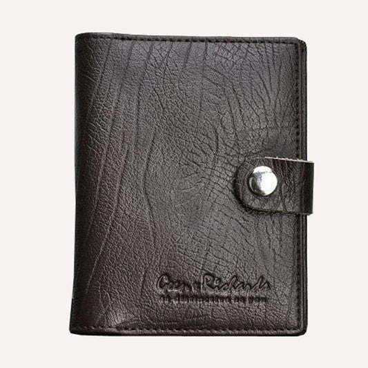 Genuine Leather Thin Driver's License Male Card Holder Wallet For Men