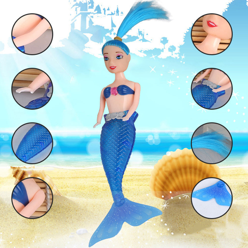 Flash LED Light Swimming Mermaid Princess Educational Doll Kid Girls Toy Gift