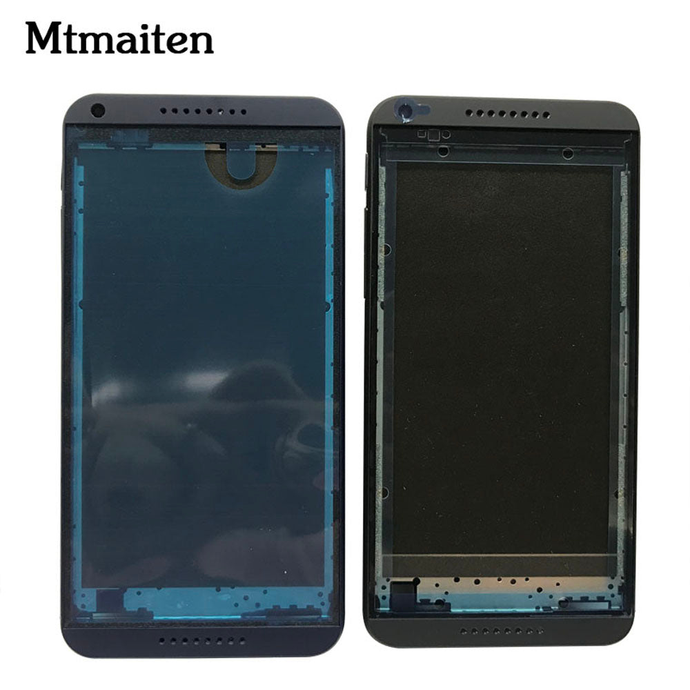 Front Face Bezel Frame LCD holder Plate Chassis Part For HTC Desire 816 Faceplate Front Housing LCD Panel Frame Cover Free tools