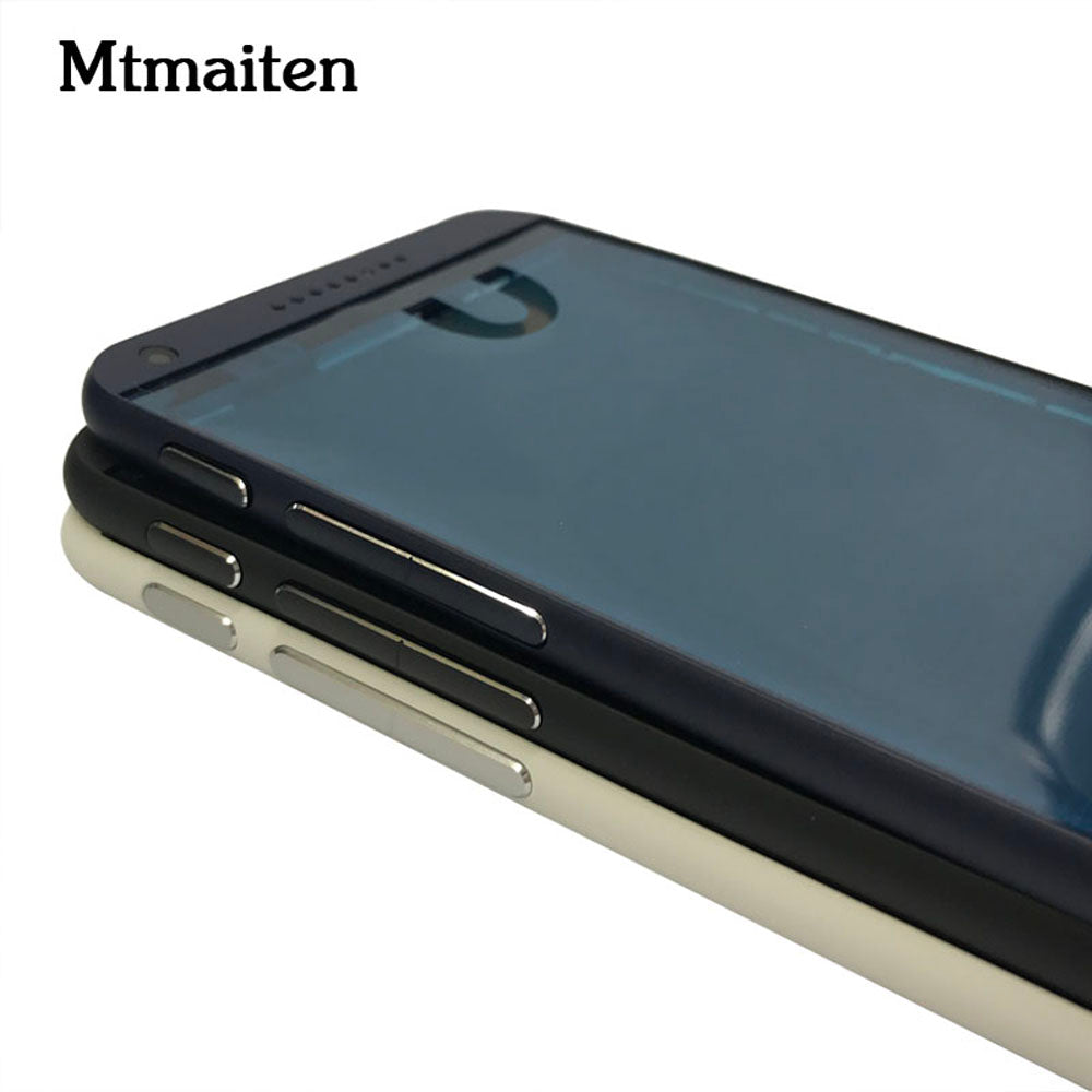 Front Face Bezel Frame LCD holder Plate Chassis Part For HTC Desire 816 Faceplate Front Housing LCD Panel Frame Cover Free tools