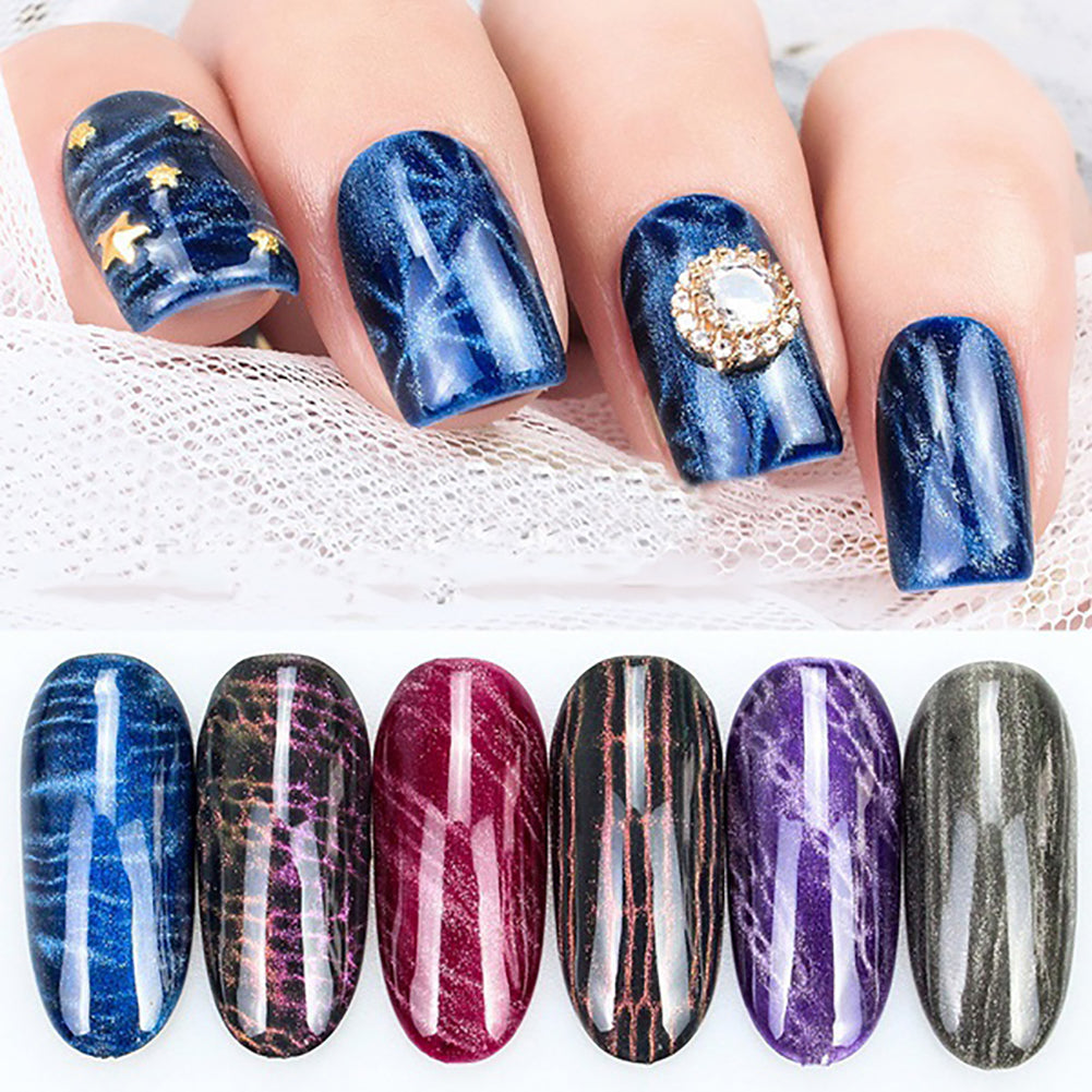 Nail Art Cat Eye Flower Stripe Magnetic Pen DIY 3D Polish UV Gel Manicure Tool