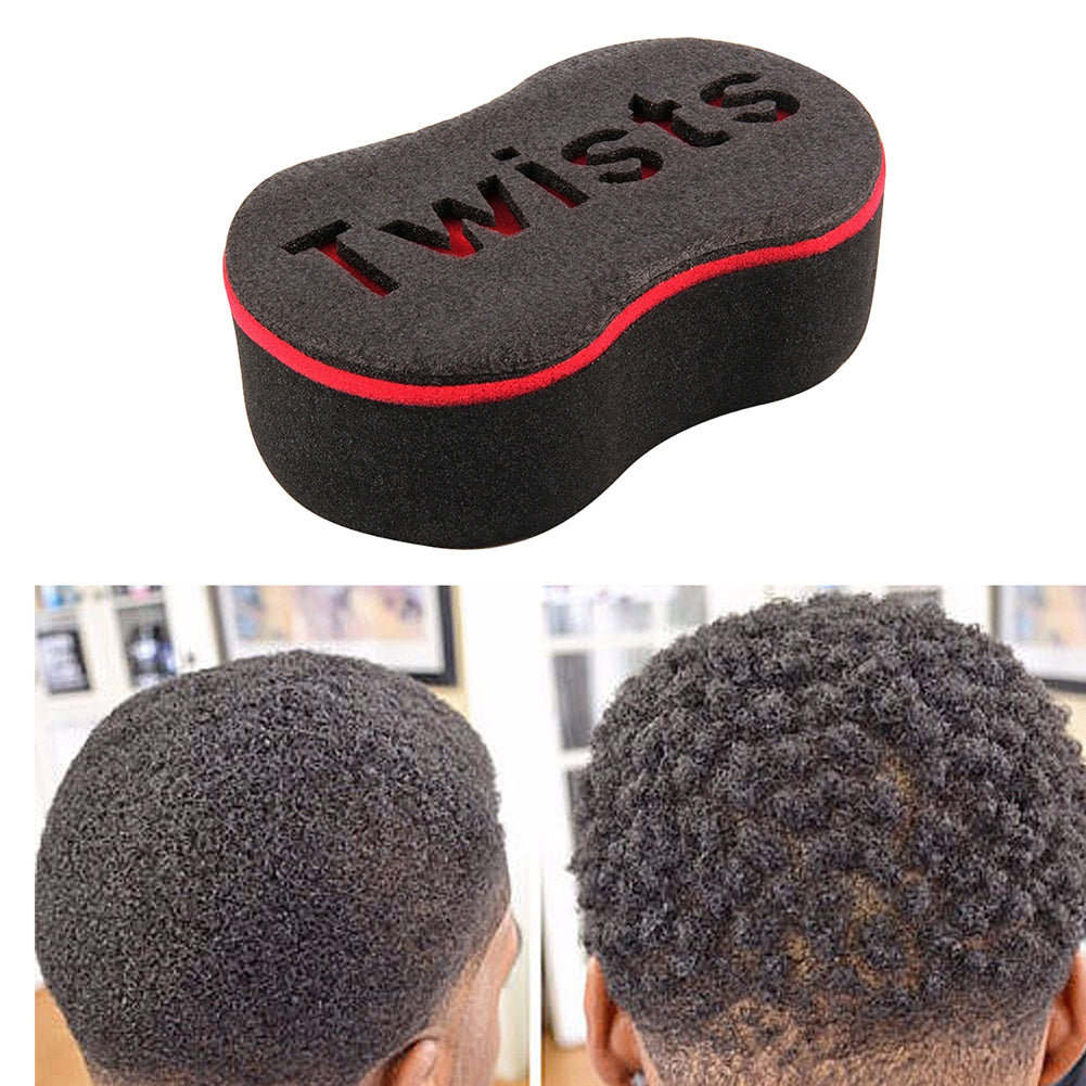 8 Shape Barber Tool Hair Sponge Brush for Dreads Locking Wave Twists Coil Curl