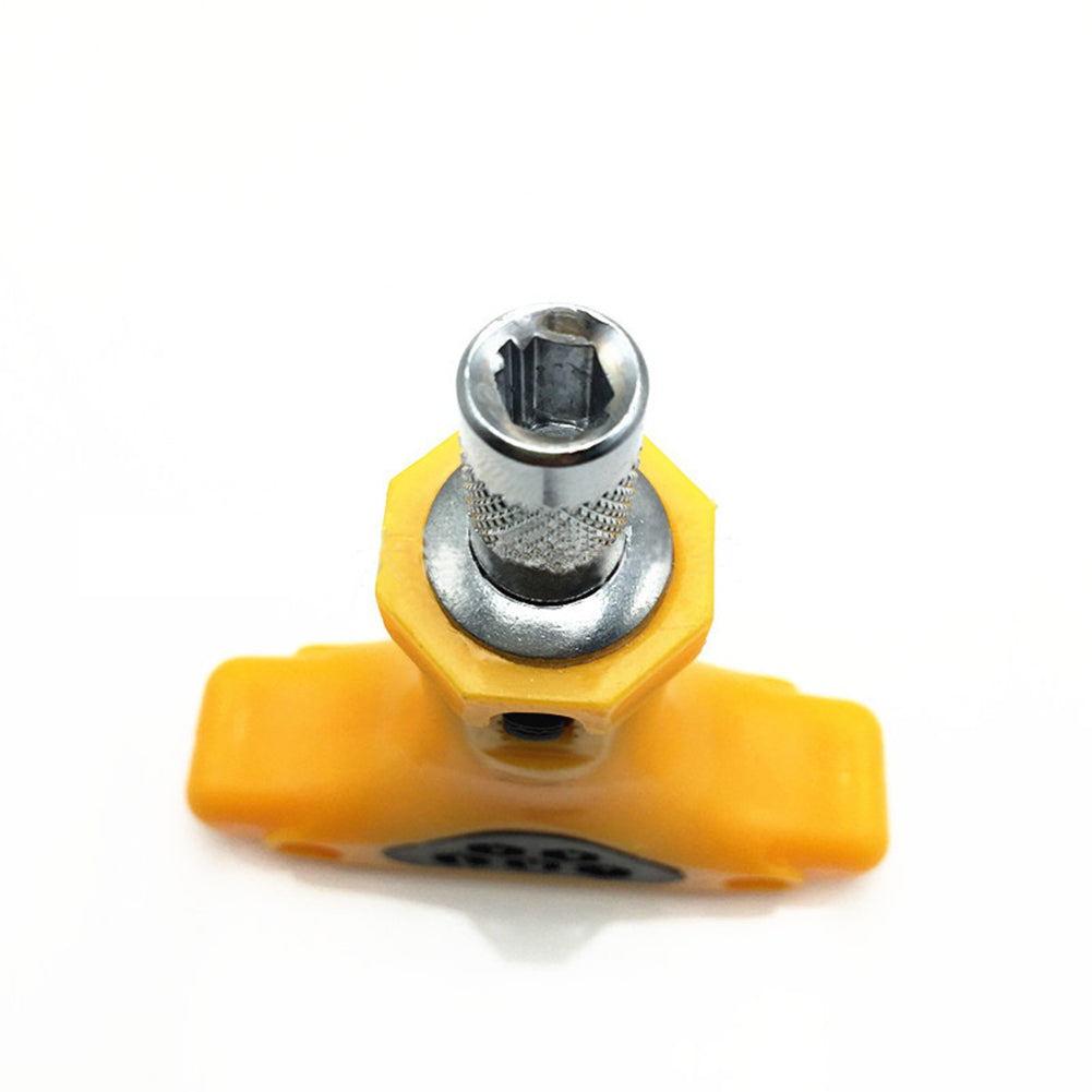 T Handle Anti-slip Ratchet Screwdriver Bits Tool Set Hex Slotted Hardware Tool