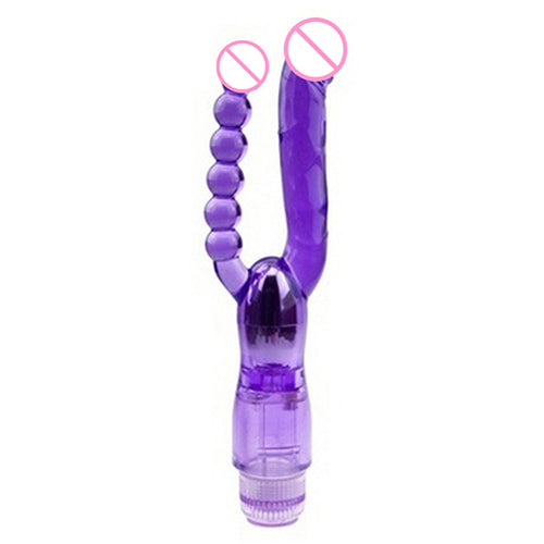 Dual Penetration Vibrator G-Spot Vibrating Stimulator Vibrator Dildos Sex Toys