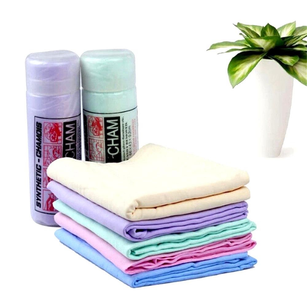 40*30*0.2CM Super Absorption Microfiber Car Care Towel Cleaning PEVA Towel Synthetic Suede Chamois
