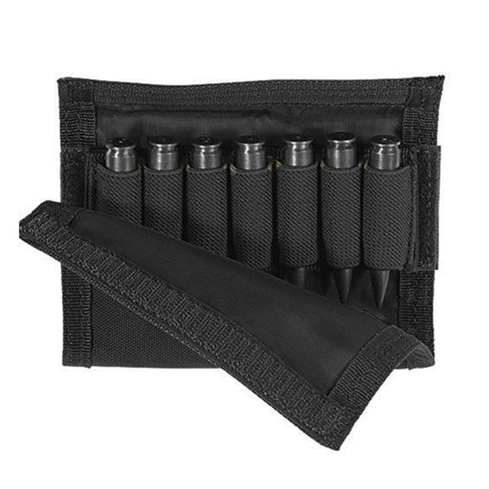 Tactical Nylon Buttstock Cheek Rest with Ammo Carrier Case for .300 .308 Winmag