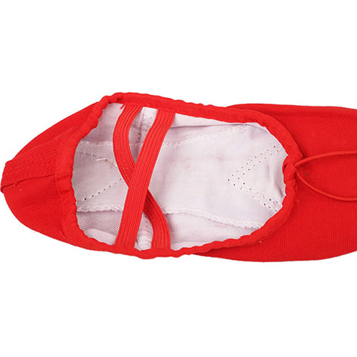 Kid Adult Canvas Soft Ballet Dance Shoes Pointe Dancing Gymnastics Slippers