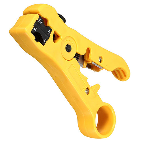 Rotary Coax Coaxial Cable Wire Cutter Stripping Tool RG59 RG6 RG7 RG11 Stripper