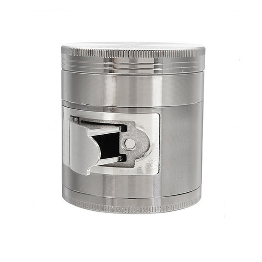 Useful Multi Functional 63mm 4 Layers Zinc Alloy Metal Herb Grinder Crusher