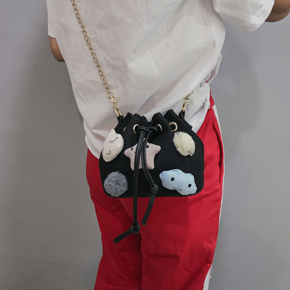 Lovely Pendant Nylon Women Cross Body Shoulder Bag Pouch Shopping Gift