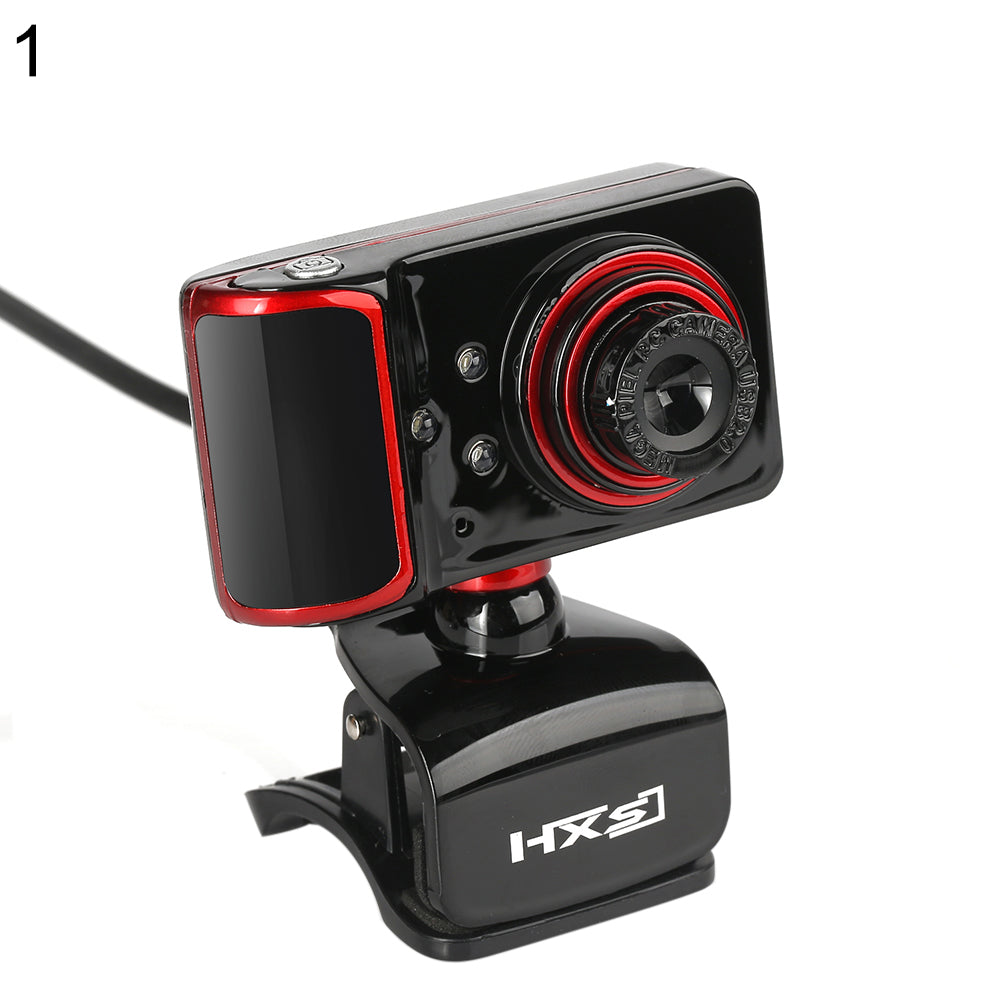 Clip-on HD WebCam Camera with Mic 9 Special Effects for Laptop Desktop Computer