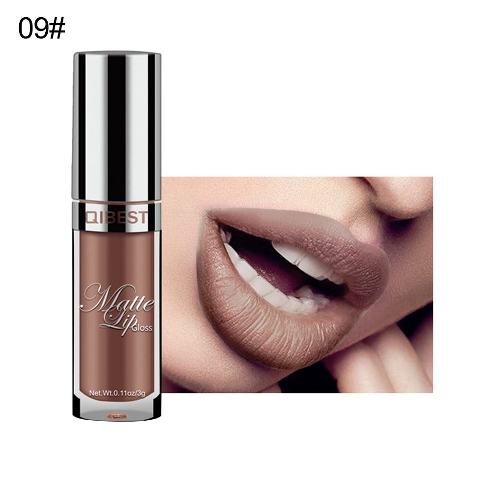 Matte Long Lasting Liquid Lipstick Lip Gloss Non Stick Cup Cosmetic Women Makeup