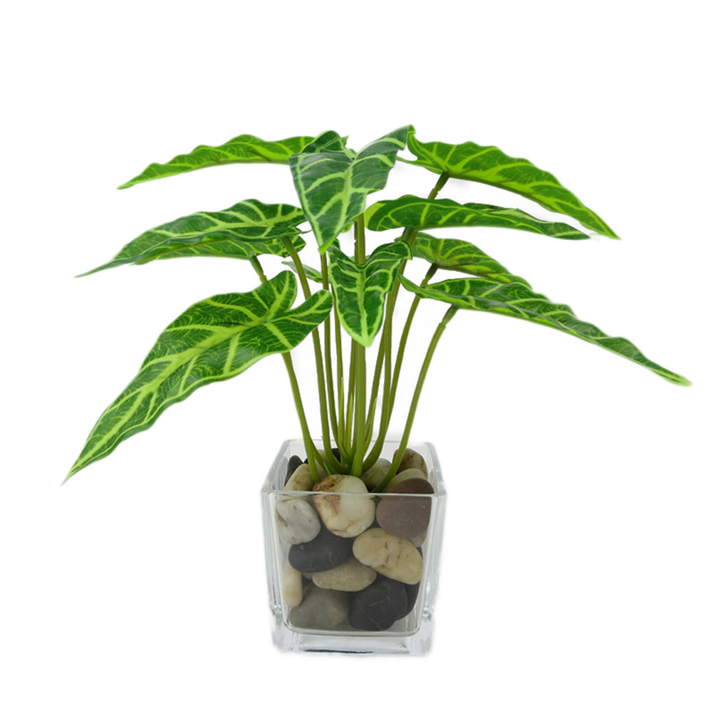 Fake Leaf Foliage Green Indoor Outdoor Artificial Plant Office Garden Decor