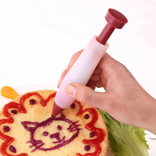 Kitchen Tool Reusable Chocolate Cupcake Pastry DIY Cake Decorating Tip Pen