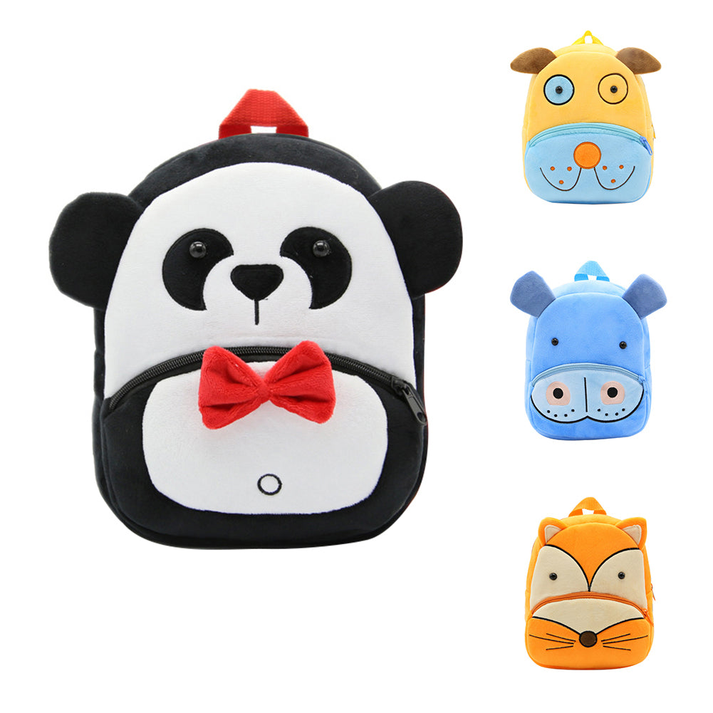 Mini Cute Cartoon Animal Kindergarten Children Kids Plush Backpacks Schoolbags