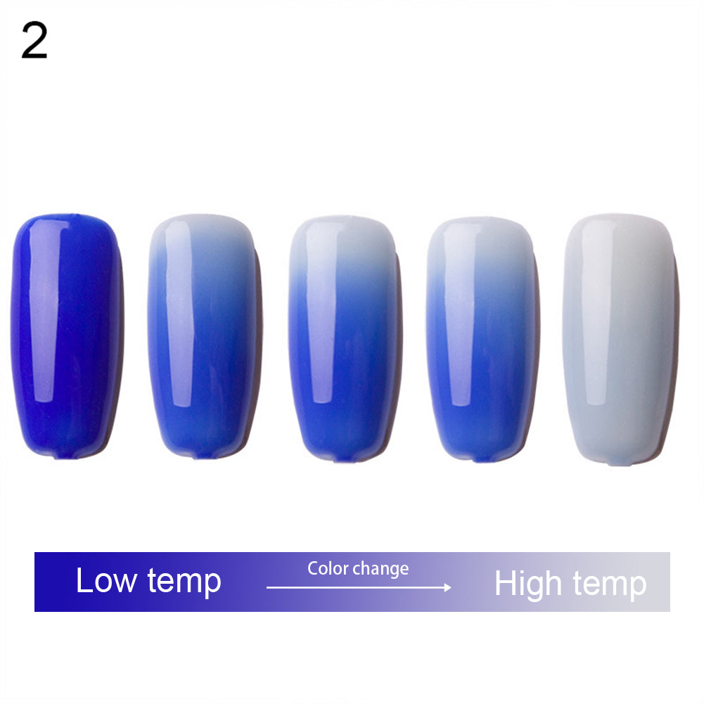 6ml Color Change Long-lasting Soak Off UV LED Nail Gel Art Polish DIY Manicure