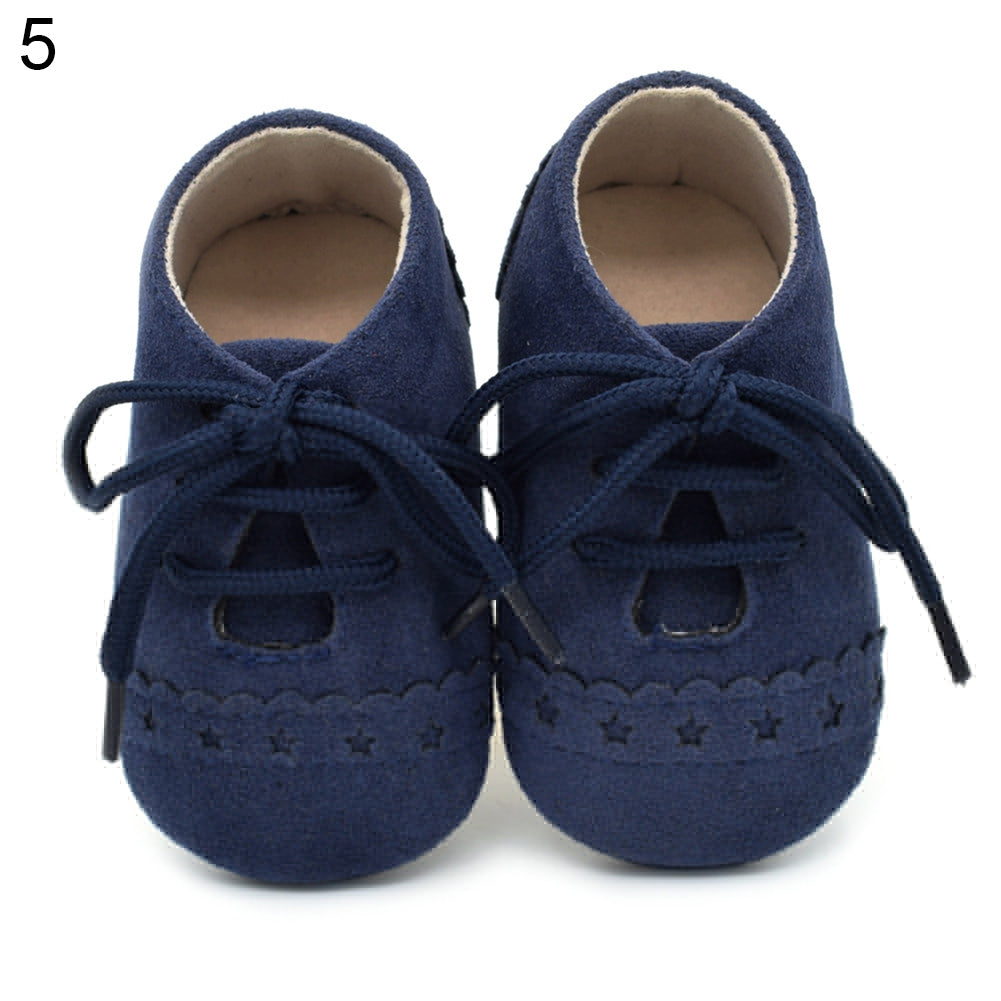Fashion Toddler Baby Boys Girls Faux Leather Shoes Soft Flats Casual Prewalker