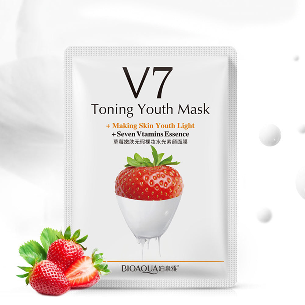 Women Beauty Ultra-Thin Moisture Hydrating Fruit Vitamins Essence Mask Skin Care